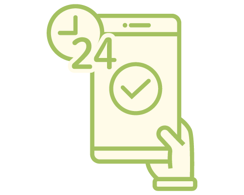 24時間いつでも予約